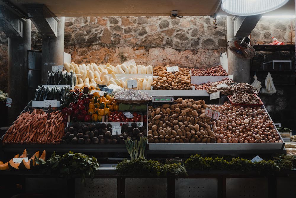 Markt in Port Louis Mauritius